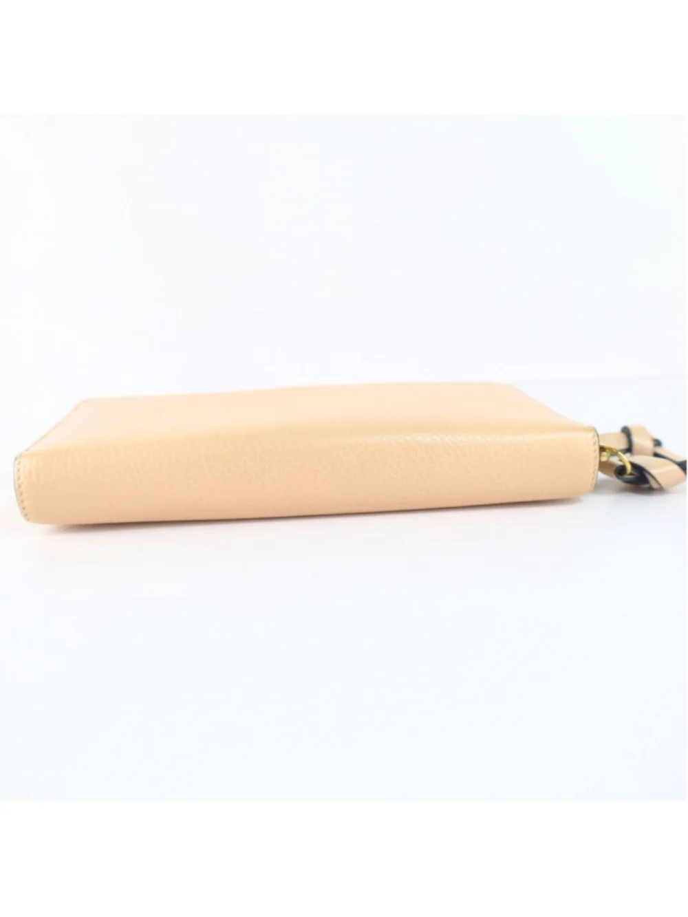 Chloe Alphabet Long Wallet For Women Beige NeutralLeather & Gold tone Hardware